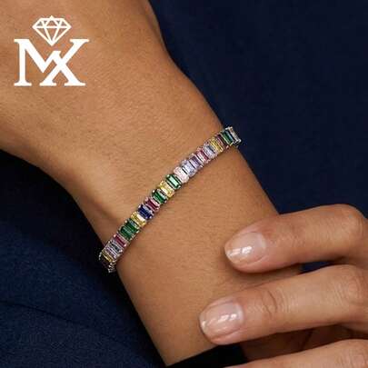 SYMFNY 925纯银彩色锆石首饰，女士适用，生日礼物，万圣节，圣诞节，新年，情人节