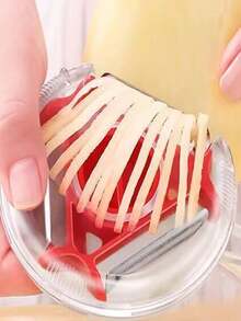 3-In-1 Peeler Kitchen Multifunctional Fruit And Vegetable Shredder Peeler Potato Shredder Cutter Vegetable Cutter Peeler Grater Three Pieces Set Essential For RV Kitchen Camping - Multicolor - View 2