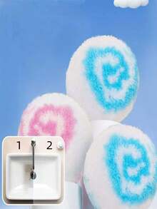 Countertop Cleaning Ball, Bathroom Sink, Washbasin, Bathtub, Tile, Faucet Cleaning Tool, Kitchen Cleaning Supplies, Easy Storage - A - View 2