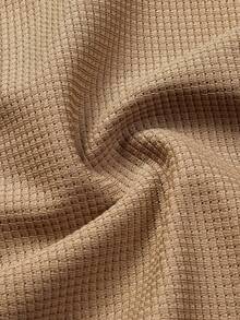 Men's Loose Drawstring Knee-Length Shorts, Summer - Khaki - View 9