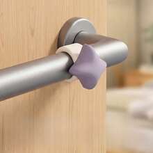 Tope de puerta de silicona con diseño de dibujos animados, almohadilla anti-colisión para perillas de puertas, protector de pared de unicolor, funda protectora de silicona suave para perillas de puertas, almohadilla protectora anti-colisión para proteger paredes - Evita ruido, abolladuras y arañazos en el hogar, oficina, dormitorio, baño. Tope de puerta, anillo anti-colisión para perilla de puerta, dispositivo anti-colisión de puerta, almohadilla anti-colisión de puerta - Multicolor - Ver 13