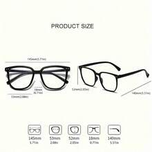 3pcs Blue Light Blocking Glasses - Fashion Square Fake Eyeglasses, Anti Ray Computer Gaming Glasses, Blue Blockers Glasses For Women/Men - Đang có nhu cầu cao - Xem 7