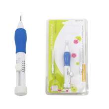 Bộ dụng cụ thêu chữ thập DIY bao gồm kim thêu, bút đan bỏ túi, dụng cụ may vá, kim đục lỗ, bút thêu ma thuật, dụng cụ đan may DIY, giấy in mẫu, vải thêu, chỉ, kim và hướng dẫn sử dụng. - Thẻ - Xem 1