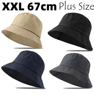 Large XXL 67cm Fisherman Hat For Men And Women, Quick-Dry, Sun-Protective, For Mountaineering, Large Head Size, Summer UV Protection Sun Hat, Panama Hat