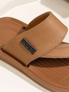 Children's Fashion Slippers / Children's Summer Fashion Comfortable Lightweight Soft Bottom Flip Flop Sandals - Brown - View 6