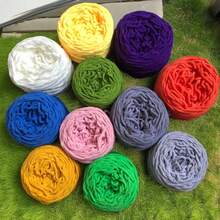 1 pieza Hilo de lana tipo hielo, grueso/suave y de poliéster, hilo esponjoso de chenilla para ganchillo, ideal para manualidades de tejido DIY y hilo de chenilla teñido por secciones/regalo, tacto suave, proyectos de ganchillo como bufandas, pantuflas, sombreros y artesanías, excelente para principiantes multicolor - 1 - Ver 6