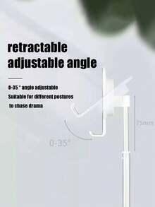 Heart-Shaped Metal Telescopic Desktop Stand - Silver - View 5