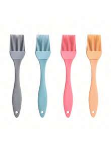 1个迷你硅胶烧烤刷，耐热易清洗，适合家庭使用 - 彩色 - 查看 7