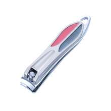 Folding Portable Classic Nail Clipper, Household Manicure Tool - Light Grey - View 1