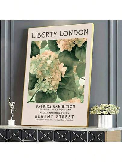1 Piece Liberty London Style Modern Canvas Art Print - Unframed Wall Decor For Living Room And Bedroom, Wall Art, Poster Gift, Birthday And Graduation Gift.