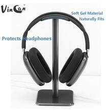 1pc Desktop Storage Rack Headphone Stand, Universal Aluminum Alloy Headphone Holder, Fashionable Headphone Hook - Multicolor - View 4