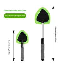 4pcs Car Window Cleaning Brush Set | 1pc Cleaning Brush + 3pcs Replacement Cloths, Retractable Super Soft Fiber Squeegee, Defogging, Universal, Auto Accessories, Car Cleaning Supplies - Cleaning Brush - View 11
