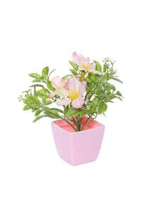 5 chậu hoa hồng và hoa cúc nhân tạo mini màu hồng, thích hợp trang trí tiệc cưới, nhà ở, nhà hàng, trang trí bàn làm việc văn phòng, ngày lễ tình nhân, quà tặng sinh nhật, tốt nghiệp, trang trí mùa thu, trang trí nhà mùa thu, trang trí phòng học trở lại, đồ dùng học tập, cây giả - Hồng - Xem 23