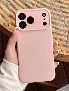 1个高品质液态硅胶全包防震手机壳，适用于 17、17 Pro Max、17 Pro、17 Air、17、16、16 Pro Max、15、14、13、12、11 Pro Max Plus，触感柔软，保护性强。 - 莫蘭迪粉 - 查看 4