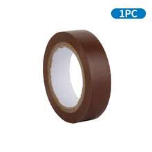 CILIA 1卷PVC电工胶带，强力粘合绝缘胶带，耐热，阻燃，防水，0.59英寸 x 32.81英尺（1.5厘米 x 10米），10种颜色 - 15mm*10m - 查看 5