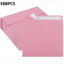 10/50/100 piezas Sobres para tarjetas de regalo de 5 X 7 pulgadas, sobres de invitación de papel de 120 g/m², juego de tarjetas de regalo para mayoristas, bolsas de sobres para tarjetas de felicitación adecuadas para invitaciones - B - Ver 10