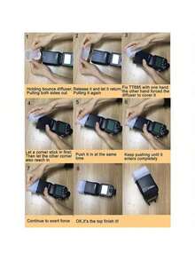 Softbox For Godox V860II, V850II, TT685, TT600 Flash Units - High-Strength ABS Material, Battery-Free, Compatible With Sony, And 580EX - Improves Photo Quality. - View 7