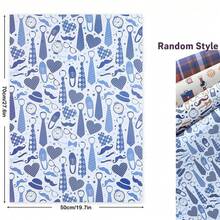 Birthday Wrapping For Men Folded Flat Sheets, Father's Day Wrapping Paper, Gentlemen Theme Design Perfect For Father Birthday, Holiday, Party Gift Wrap - A - View 9