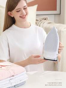 1/2pcs Iron Shoe Anti-Gloss Shoe Cover, Clothing Iron Protection Cover, Electric Iron/Steam Iron Pad - Hollow Out - View 4