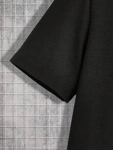 Nuovo set di abbigliamento da casa di alta moda per uomo con stampa corona, pigiama a maniche corte con vita elastica, adatto per attività all'aperto, abbigliamento casual da casa per primavera e autunno, set di pigiami adatto per tutte le stagioni, primavera ed estate. - Colori misti - Visualizzare 6