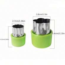 6/8/9/12 piezas Molde aleatorio de cortador de verduras, frutas, flores, animales y dibujos animados para galletas, fondant, herramientas de cocción para niños, utensilios de cocina para lonchera escolar - Combinación - Ver 2