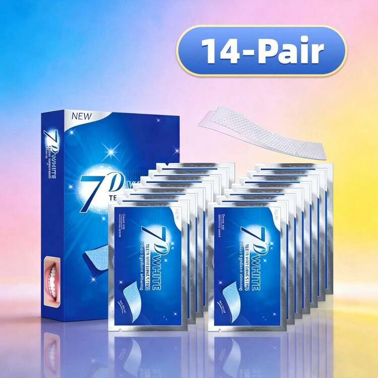 14套/28片 5D牙齿美白贴，深层清洁，清新口气，牙齿美白贴 - 凝膠 - 查看 19