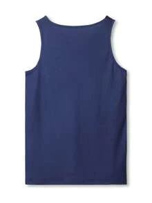 Áo tank top cổ khoét họa tiết ngôi sao và sọc, kiểu dáng casual, thích hợp cho kỳ nghỉ hè đi biển. - Nhiều màu - Xem 4