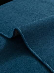 1 pezzo Fodera per cuscino del divano in chenille confortevole, cuscino per seduta di divano moderno e minimalista antiscivolo, copridivano antipolvere e lavabile, di colore blu fresco e alla moda, morbido e resistente allo sbiadimento, coperta protettiva adatta agli animali domestici, regolabile per divani ad angolo, adatta per camera da letto, ufficio, combinazione di mobili per il soggiorno, divano a L e divani a 1/2/3/4 posti - Blu - Visualizzare 10