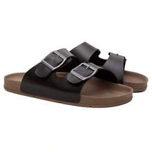 Unisex Casual  Sandal With Adjustable Buckle, Comfortable, Synthetic - Rust Brown - View 1