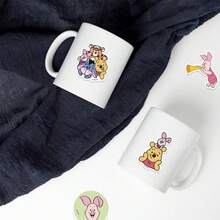 50pcs Cartoon Stickers, Party Favors, Christopher Robin Animation Stickers, Piglet Stickers, Tigger Waterproof Stickers, Suitable For Books, Diaries, Phone Cases, Laptops, Tablets, Water Bottles, Ideal For Holidays, Birthdays, Rewards, Gift Decorations - Multicolor - View 2