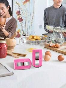 1个鸡蛋分离器/切蛋器，方便的早餐和晚餐用品，派对必备品 - 彩色 - 查看 3