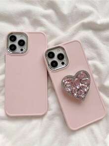 新款高品质心形水钻指环手机壳，适用于 17/17Plus/17Pro/17ProMax、16/16Plus/16Pro/16ProMax、15/15Plus/15Pro/15ProMax、14/14Plus/14Pro/14ProMax、13/13Pro/13ProMax、12/12Pro/12ProMax、11/11Pro Max，防尘，高性价比，热门款 - 彩色 - 查看 2