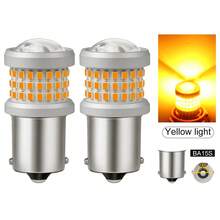 TOAUTO 2 bóng đèn LED ô tô 20W 3000LM Canbus 144SMD BA15S BAU15S BAY15D 3156 3157 7440 7443 dùng cho đèn xi nhan trước sau, đèn phanh, điện áp 12V, màu trắng, đỏ, vàng. - A - Xem 32