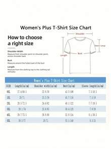 Cute Kawaii School 1 Pcs Women's Plus Size T-Shirt Funny Oversized Graphic Short Sleeve Tee Novelty 100% Polyester Versatile Shirt Casual Crew Neck Top 220g - 黑色 - 查看 6
