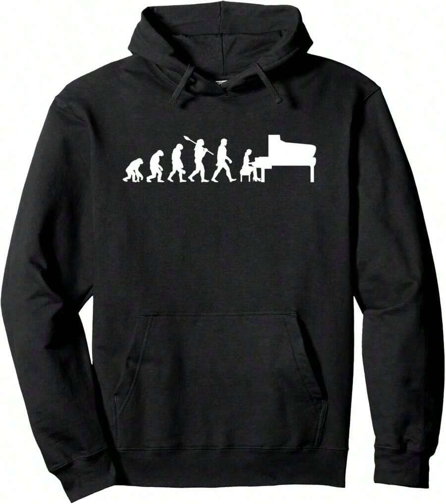 Piano Compatible - Musician And Pianist Hoodie - Purple - View 1