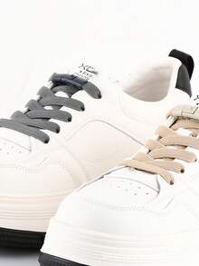 弹性免系鞋带扣，宽松男女通用扁平宽鞋带，儿童适用，免提锁定扣 - 查看 3