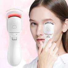 Rizador de pestañas eléctrico recargable, control de temperatura de 3 niveles, rizado y moldeado duradero, rizador de pestañas perfecto para unas pestañas hermosas - Multicolor - Ver 2