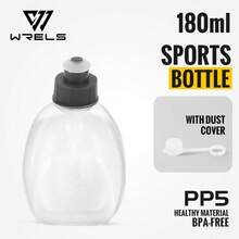 1個/2個 WRELS 便攜式純色硬水瓶，防漏，輕量，矽膠材質，適合跑步、健身、騎單車、露營、戶外運動和單車配件，健身房水瓶，跑步配件，方便補水 - 彩色 - 查看 6