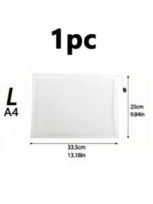 12pcs Mesh Zipper Bags, PVC Mesh Zipper Pouches, Waterproof Plastic Mesh Zipper Envelopes, File Folders, Multi-Purpose Mesh Organizer Bags, Transparent Document Storage Bags, Back To School, Zipper File Bags, Puzzle Toy Sorting Bags, Pencil Cases, File Folders, Office Stationery Storage Bags, Gift Bags - Multicolor - View 14