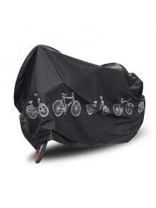 1/2 piezas Cubierta de bicicleta 3D - Material PEVA impermeable, diseño resistente a los rayos UV y transpirable, ajuste universal para motocicleta/scooter eléctrico - Adecuado para estacionamiento al aire libre, protección contra la lluvia, protección solar a largo plazo - Cubierta de lluvia para motocicleta - Accesorio para scooter eléctrico - Cubierta protectora para vehículos - Esencial para el transporte - Refugio para bicicleta para todas las estaciones - Multicolor - Ver 8