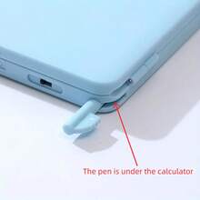 【多色折叠式科学计算器】功能计算+内置书写板+便携式存储，适用于学生数学计算/办公工程计算/考试公式记录，高品质实用一体化工具，提升学习和工作效率 - 彩色 - 查看 3