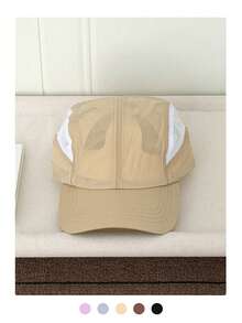 Gorra de béisbol ligera y de secado rápido, sombrero de sol transpirable de malla para deportes al aire libre, running, verano y playa para mujeres - Multicolor - Ver 19