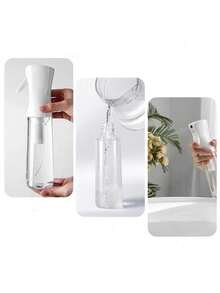 1pc Continuous Mist Spray Bottle, Fine Atomization Pump Sprayer For Facial Toner, Alcohol Disinfection, Kitchen Cooking Oil Sprayer, Olive Oil Mister - Clear Spray Bottle - View 9