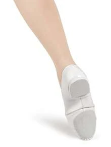 Jazz Dance Shoes For Adults Women Men - Breathable Wide Width Non Slip Split Sole Flexible Leather Competition Performance Practice Sneakers - 白色 - 查看 6