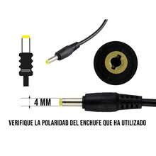 Eliminador De 12V A 2AMP Punta Amarilla 4mm - Tipo de Enchufe A Japonés (100V) - Ver 1
