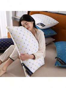 45*70cm Paquete De Dos Almohadas de cama con relleno larga 2 Pack Estándar Microfibra Firmes, almohada decorativas grandes microfibra decoracion hogar almoadas almuadas almohadillas Incluye 2 Fundas con Cierre  funda de almohada de color sólido satinado, funda de almohada suave con cierre de sobre para dormitorio, suministros de ropa de cama - Gris - Ver 10