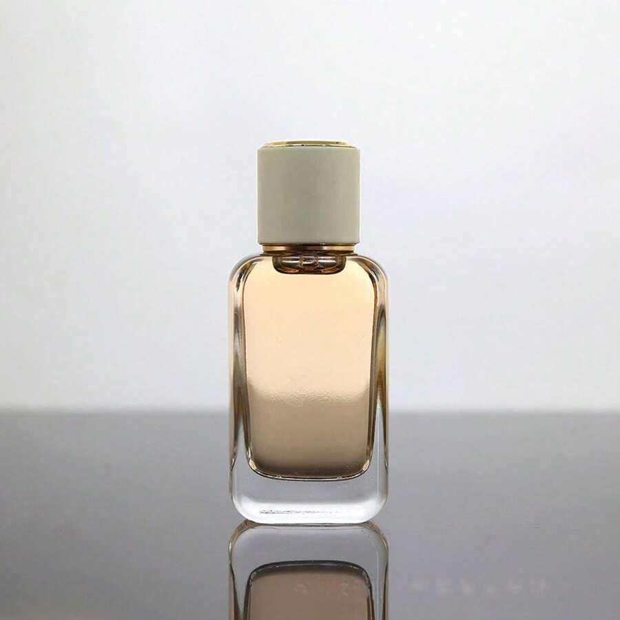 1pc,30ml Empty Glass Perfume Bottle With Cap – Refillable Perfume Container, Suitable For Travel And Cosmetics - Flat Perfume Decanter Bottle - View 1