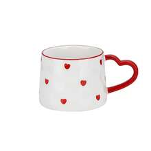 Cute Ceramic Tea Cup, Coffee Pot Set, Heart-Shaped Ceramic Cup & Saucer Combination, Exquisite Minimalist Coffee Cup Set, Creative Afternoon Tea Set, Household Water Cup & Kettle Combination, Suitable For Coffee, Tea Leaves - Multicolor - View 16