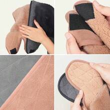 1 Pair Fleece Knee Pads, Lightweight Leg Warmers, Soft Design, Elastic Fabric, Suitable For All Seasons - Multicolor - View 7