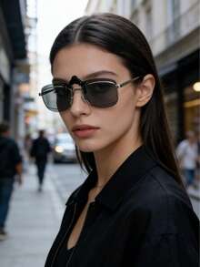 2pcs Unisex Fashion Clip-On Bicycle Glasses, Flip-Up Design Suitable For Regular Glasses, Great For Outdoor Activities - 彩色 - 查看 1
